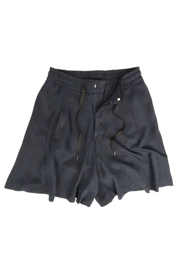 SHORTS EVASÊ AZUL MARINHO ALFAIATARIA