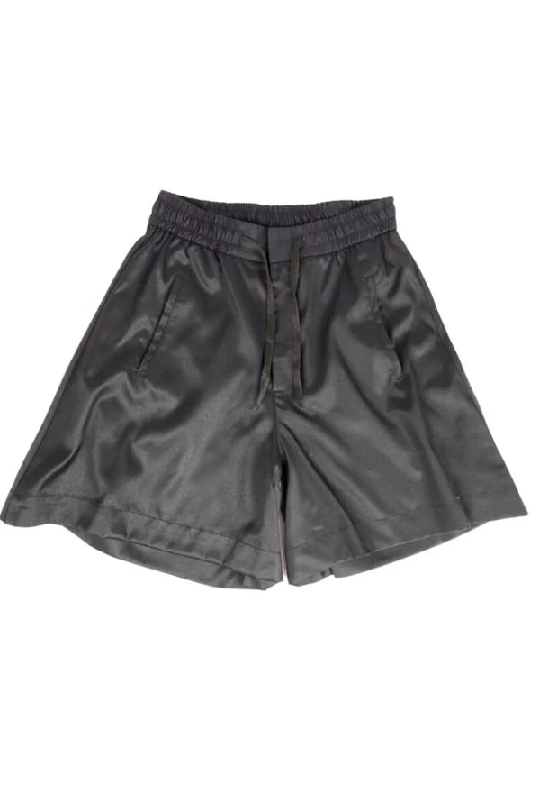 SHORTS EVASÊ PRETA ALFAIATARIA