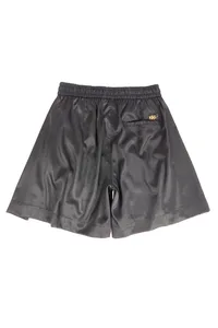 SHORTS EVASÊ PRETA ALFAIATARIA