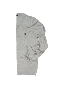 SUÉTER LISO CINZA  DE VISCOSE