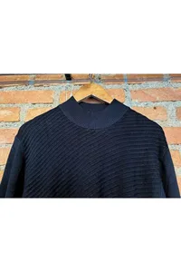SUETER TRICOT BELT PRETO