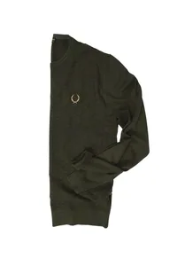 SUÉTER VERDE MILITAR TRICOT BANDEIRA