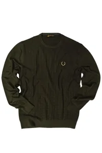 SUÉTER VERDE MILITAR TRICOT BANDEIRA