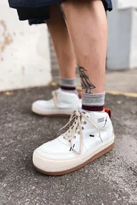 TÊNIS BRANCO HARAJUKU HIGH