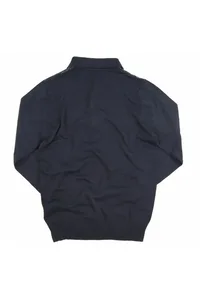SUETER POLO TRICOT MARINHO